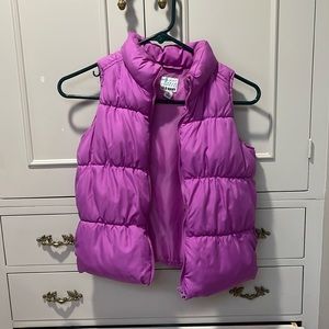 Youth purple old navy puffer
